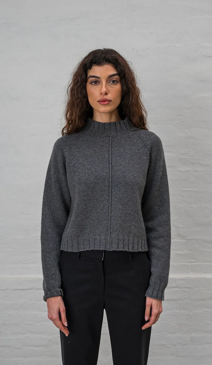 SHORT PULLOVER - GREY