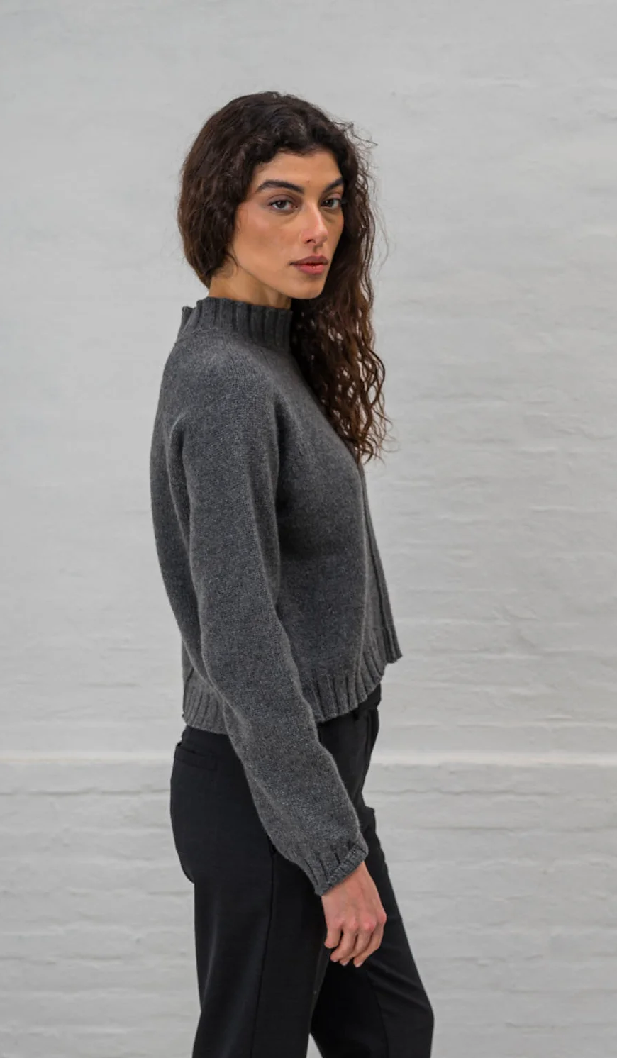 SHORT PULLOVER - GREY