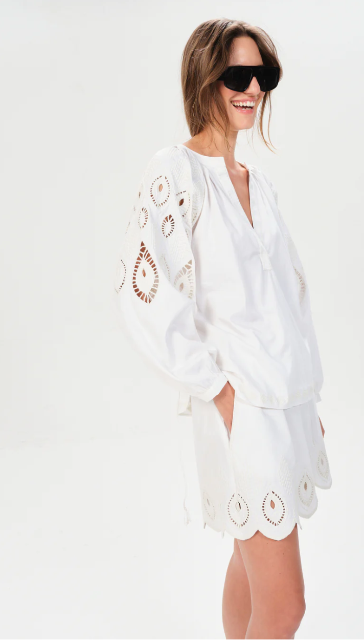 BALCARCE KIRAN SHIRT - ECRU