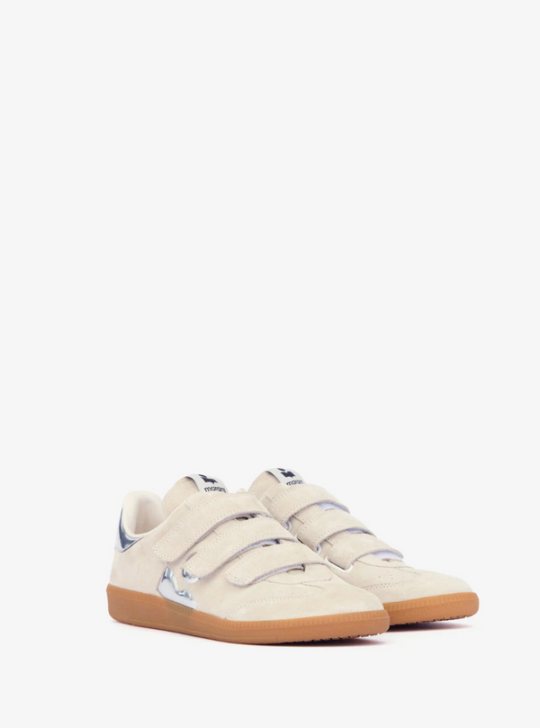 BETH SNEAKER - CHALK SILVER