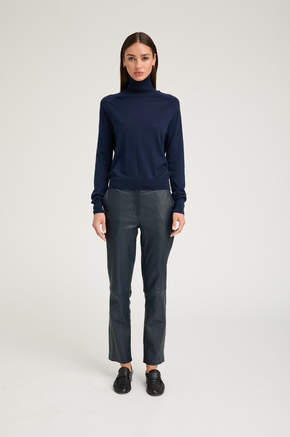 SOPHIA CIGARETTE TROUSERS - MIDNIGHT