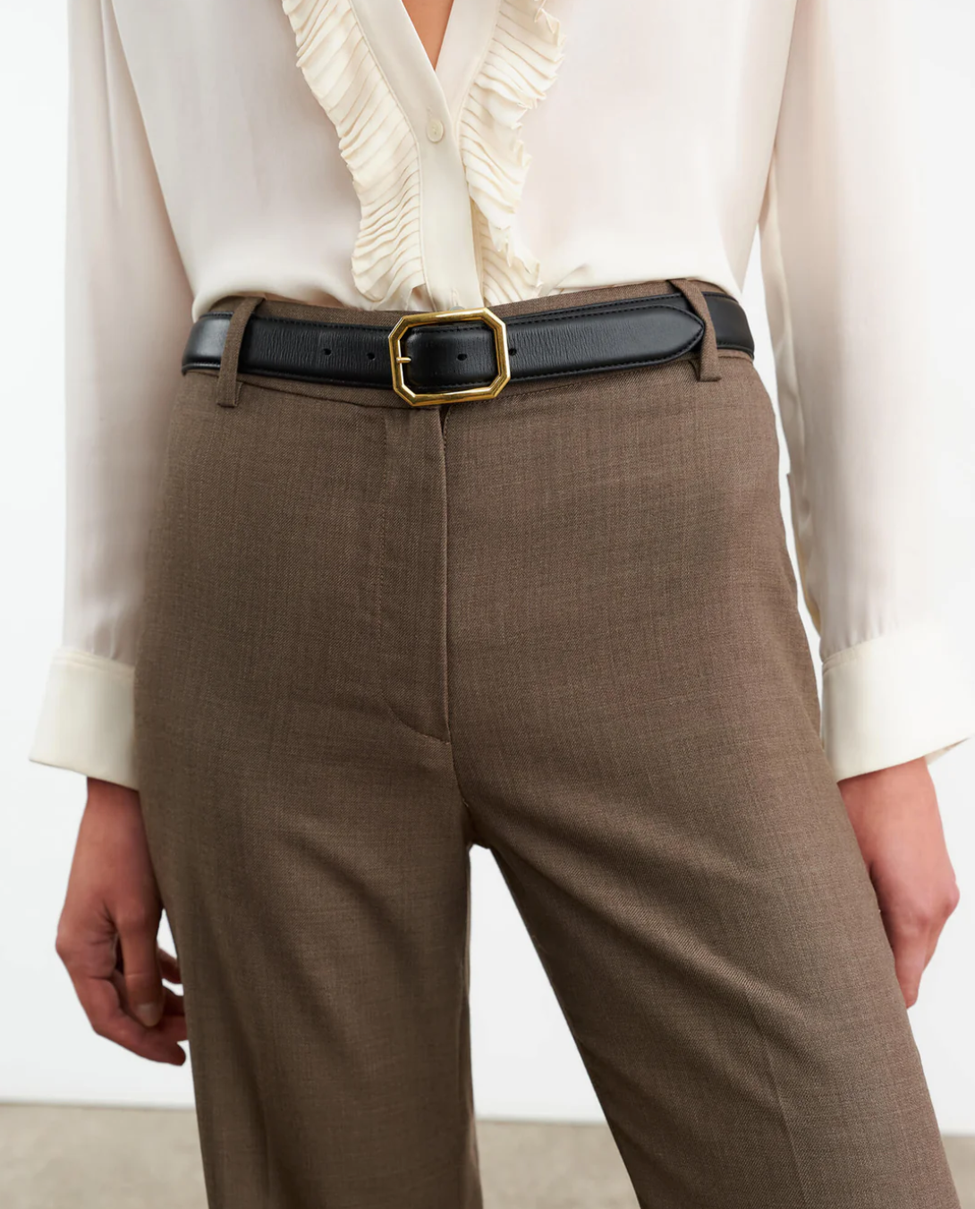 EFFY PANT - TAUPE GREY