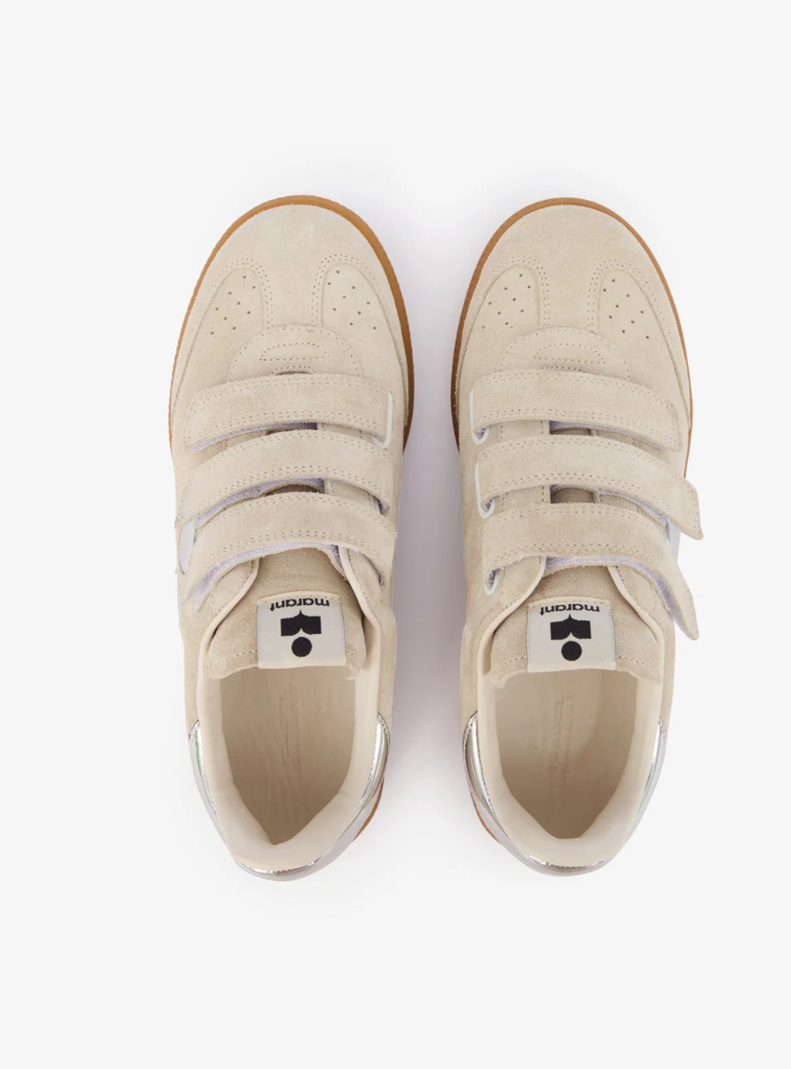 BETH SNEAKER - CHALK SILVER