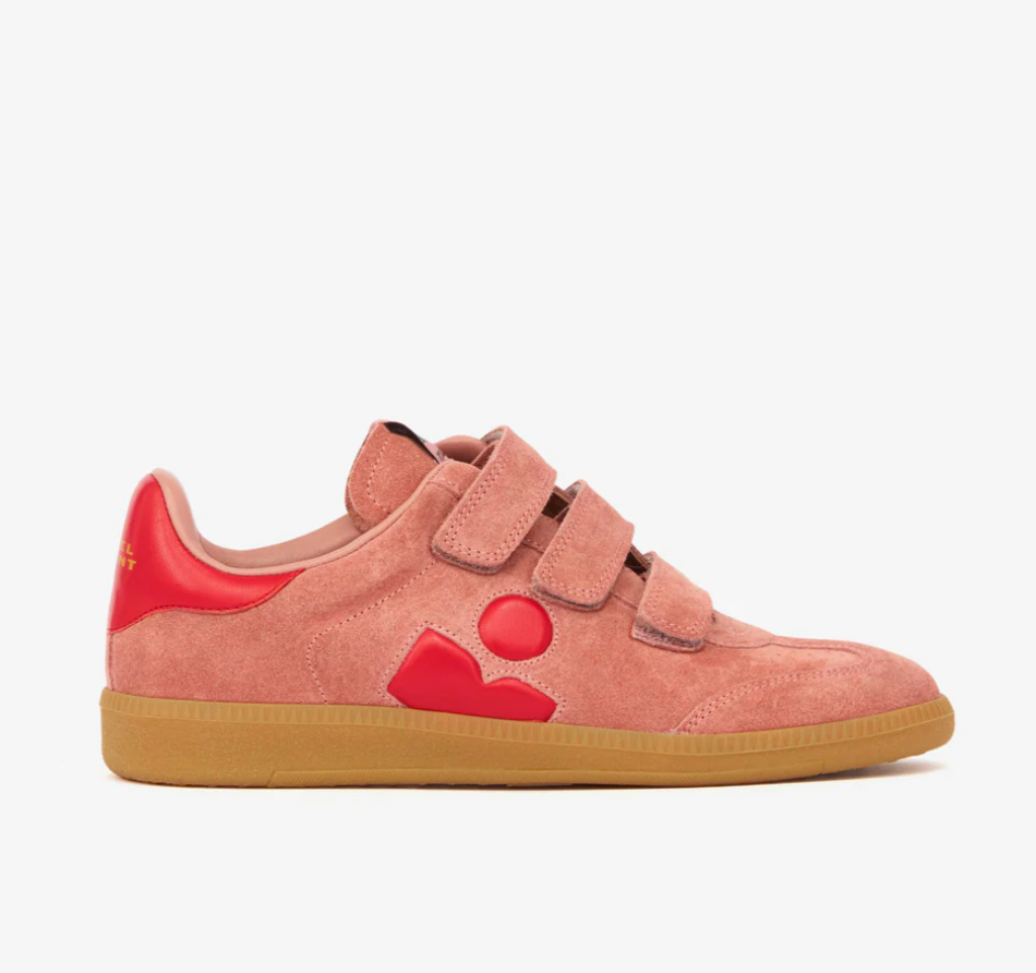 BETH SNEAKER - FADED PINK RED