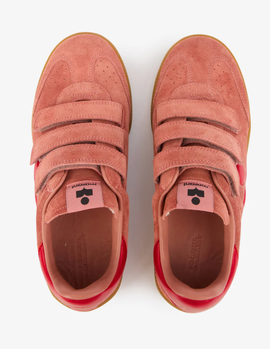 BETH SNEAKER - FADED PINK RED