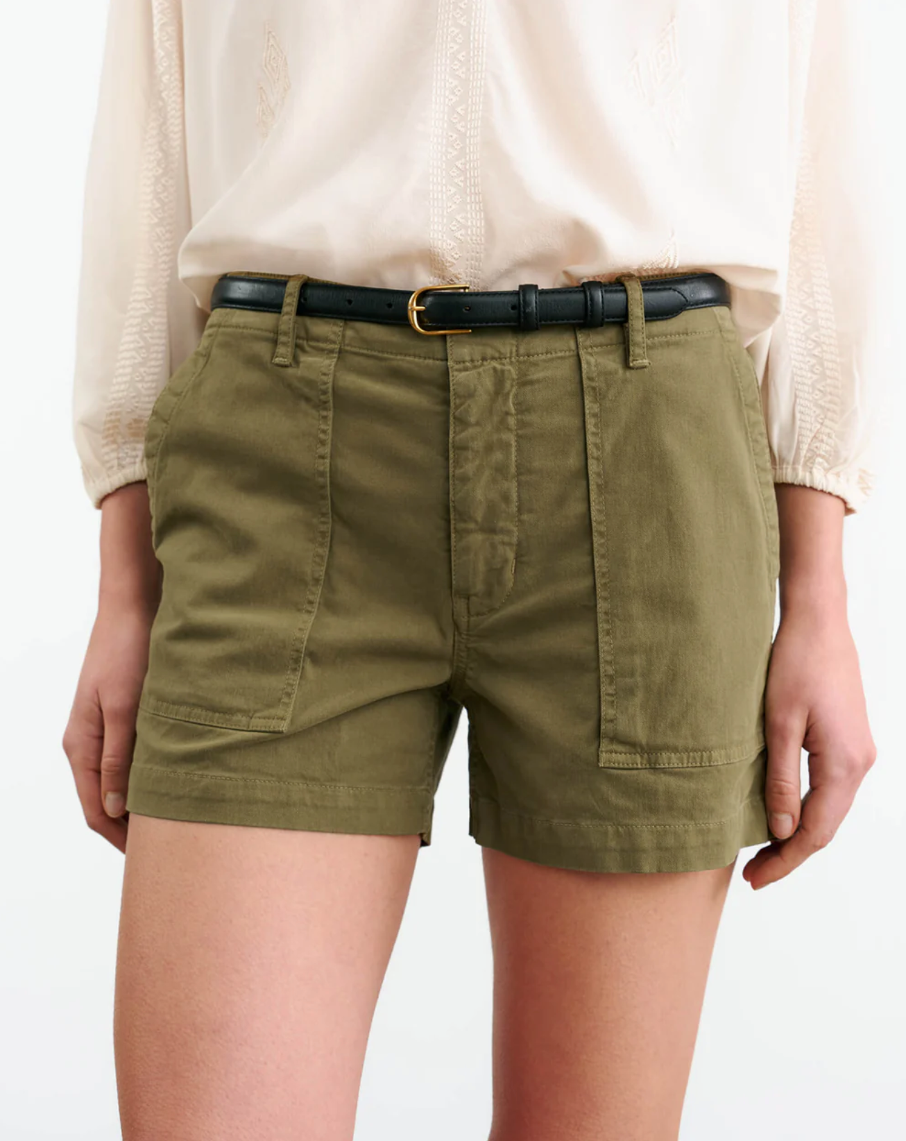 UTILITY SHORT - MILITARY GREEN