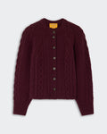 CABLE SCULPTED CARDIGAN