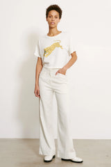 CLAUDIA TEE - WASHED WHITE