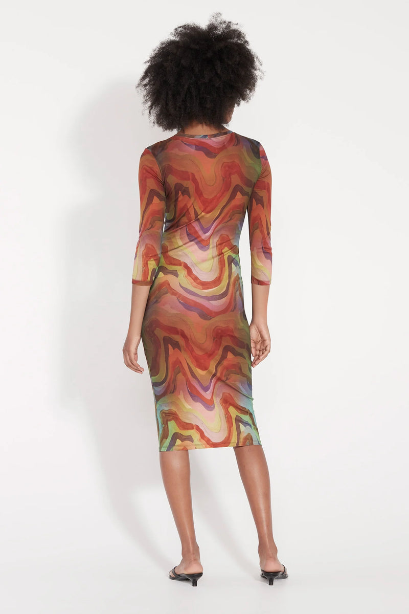 JERRY DRESS - MULTI WAVES