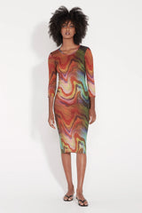 JERRY DRESS - MULTI WAVES