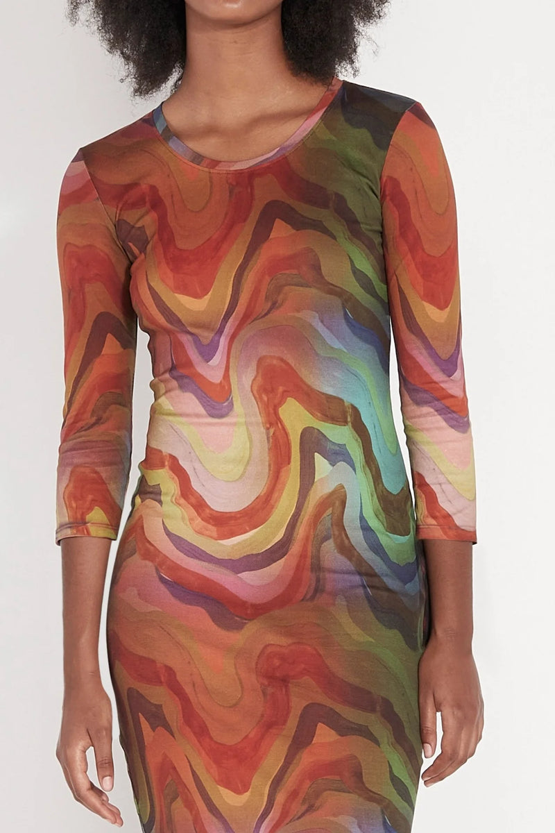 JERRY DRESS - MULTI WAVES