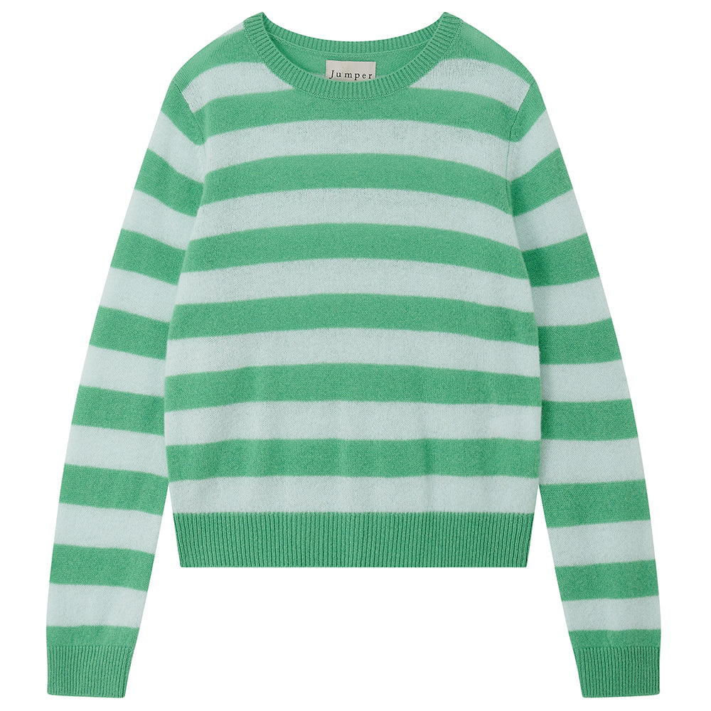 STRIPE CREW - FRESH GREEN NOOR