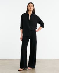 MARLOW WIDE LEG PANT- BLACK