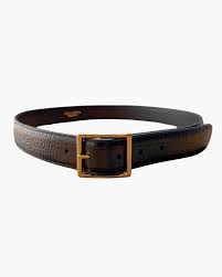 GABRIELE BELT- ESPRESSO W/ GOLD BUCKLE L152