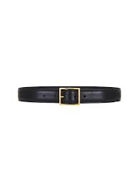 GABRIELE BELT- BLACK W/ GOLD BUCKLE L152