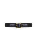 GABRIELE BELT- BLACK W/ GOLD BUCKLE L152