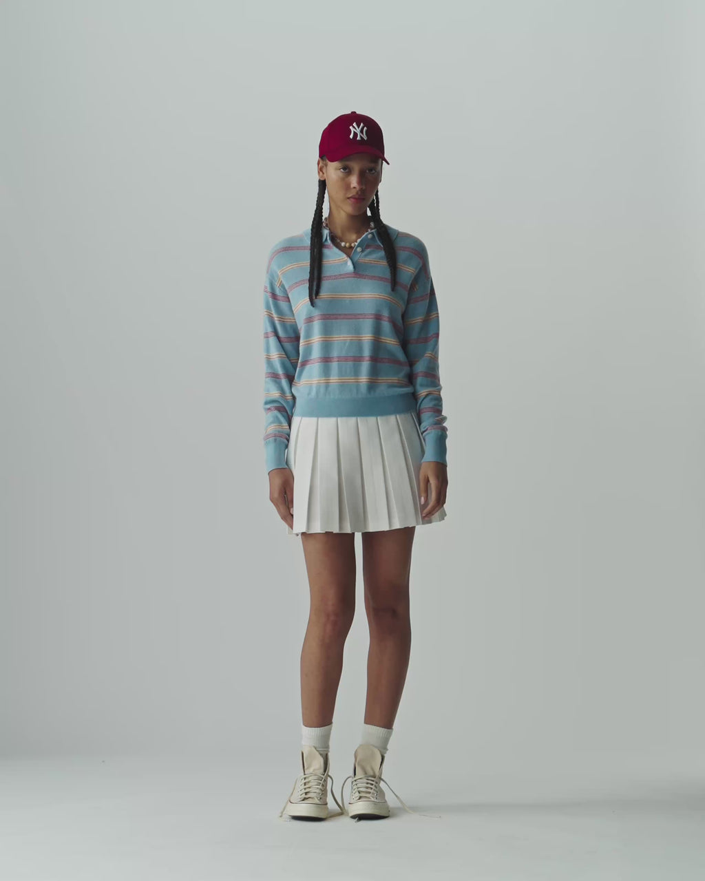 COLLEGIATE STRIPE POLO