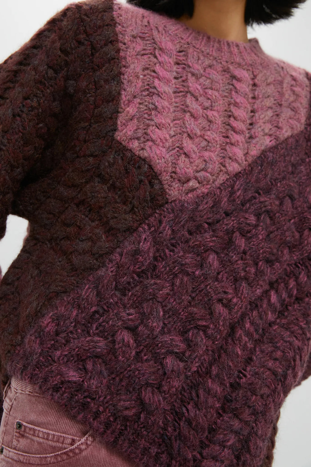 DARYL SWEATER - ROSEWOOD