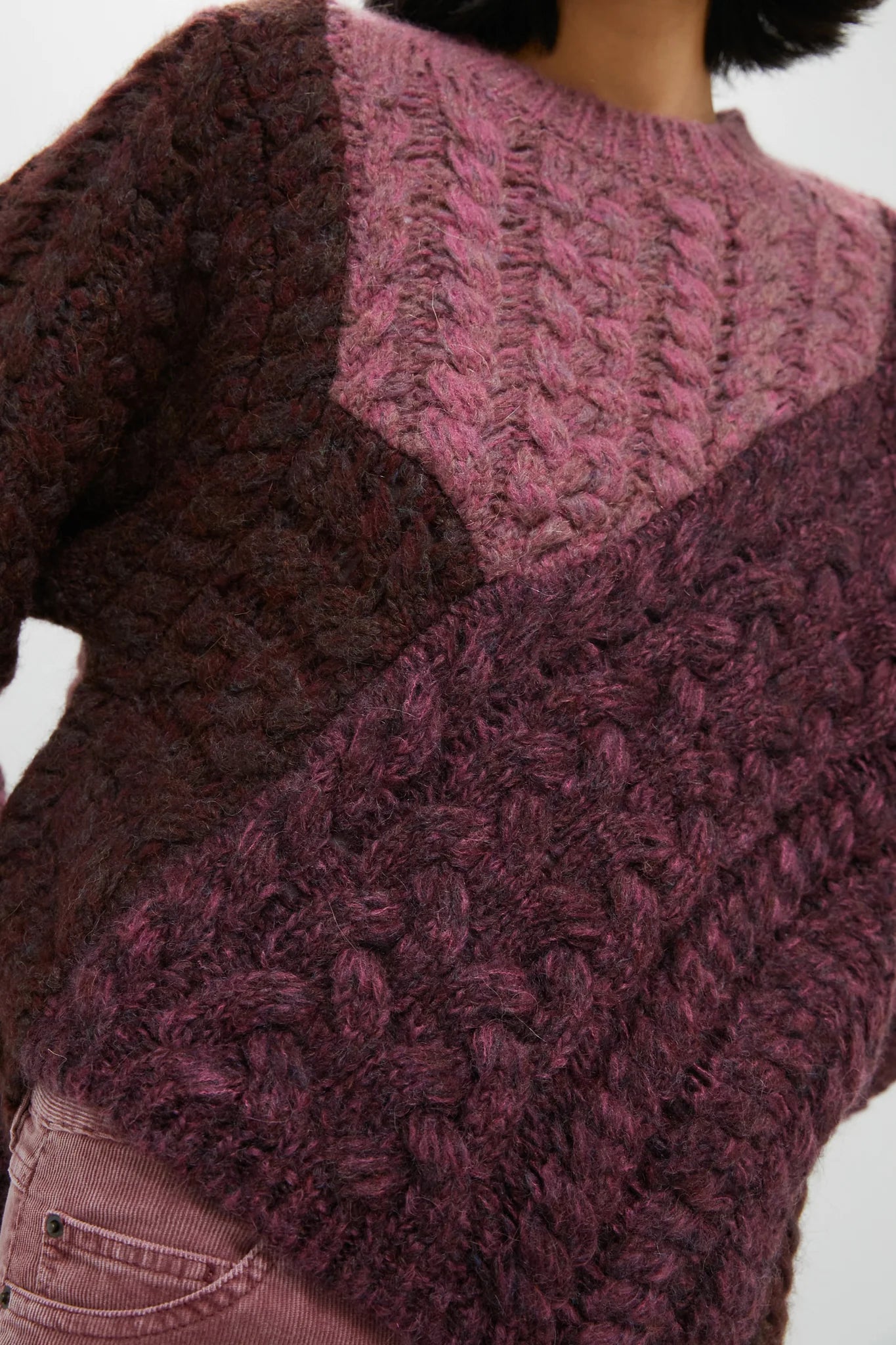 DARYL SWEATER - ROSEWOOD