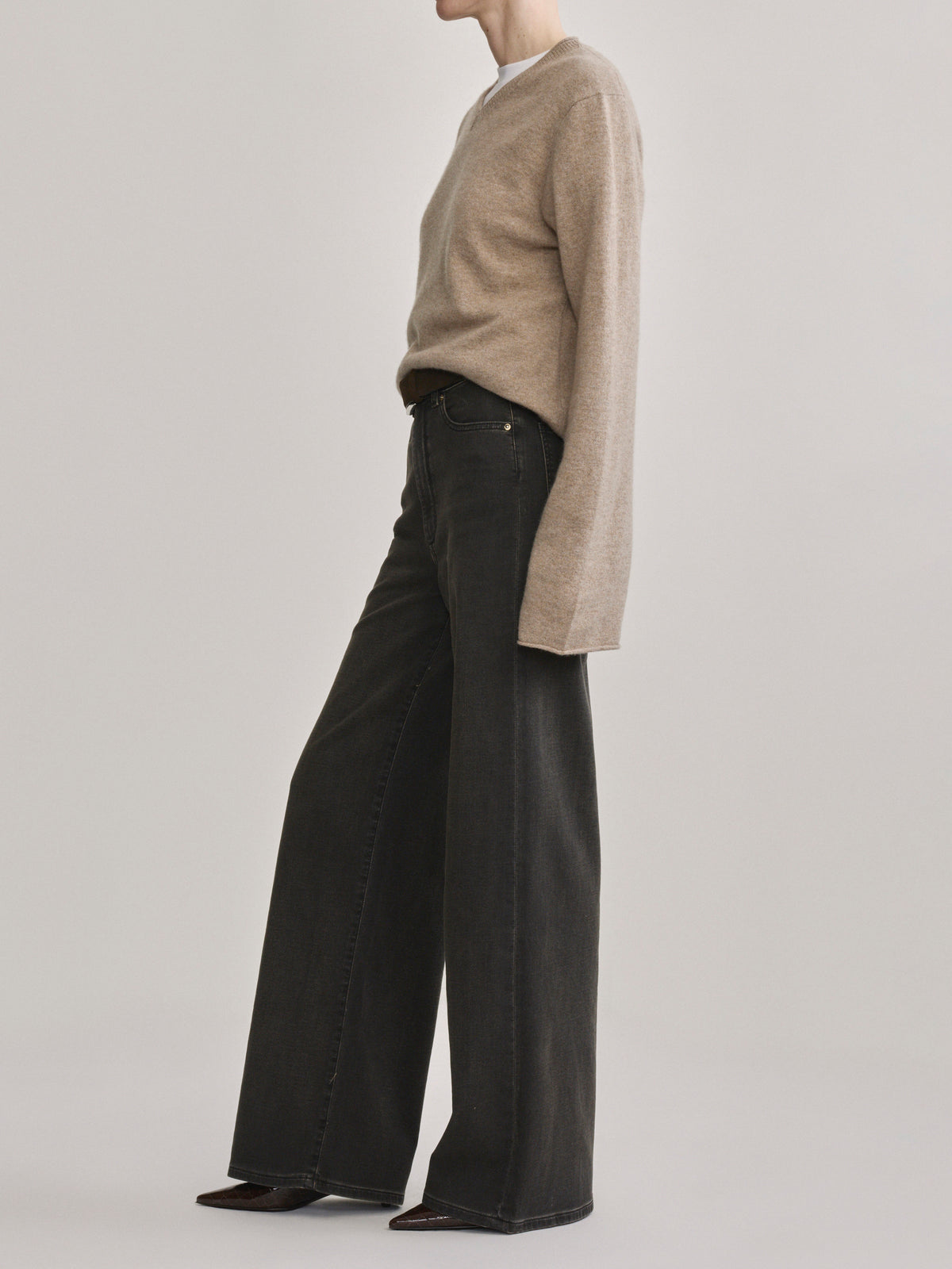 HEPBURN WIDE LEG - ROCK