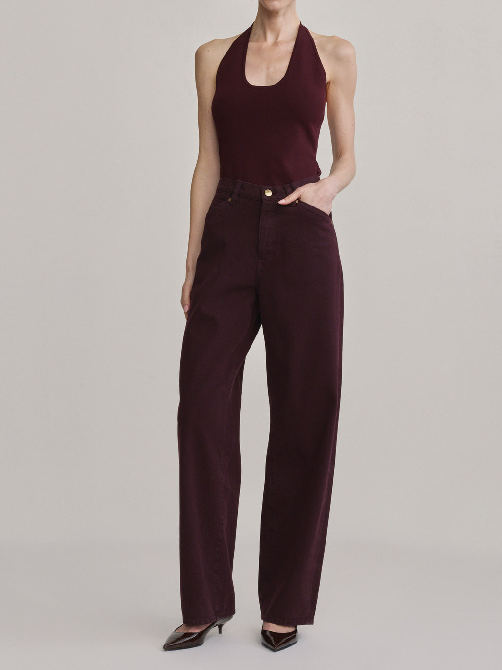 KAYLEN LOOSE STRAIGHT - MALBEC