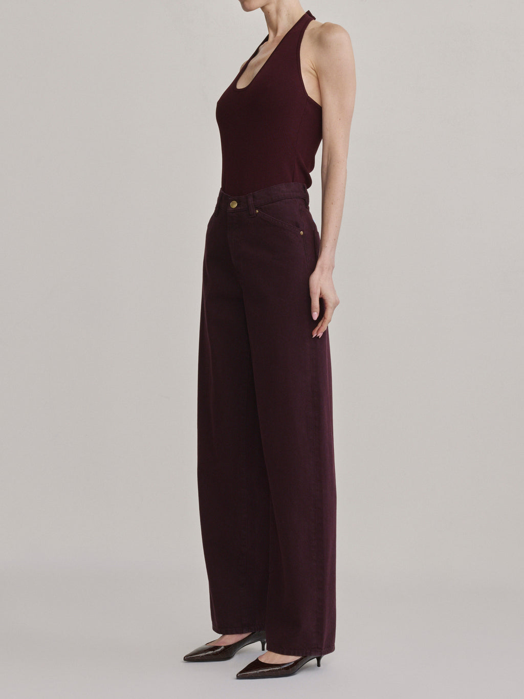 KAYLEN LOOSE STRAIGHT - MALBEC