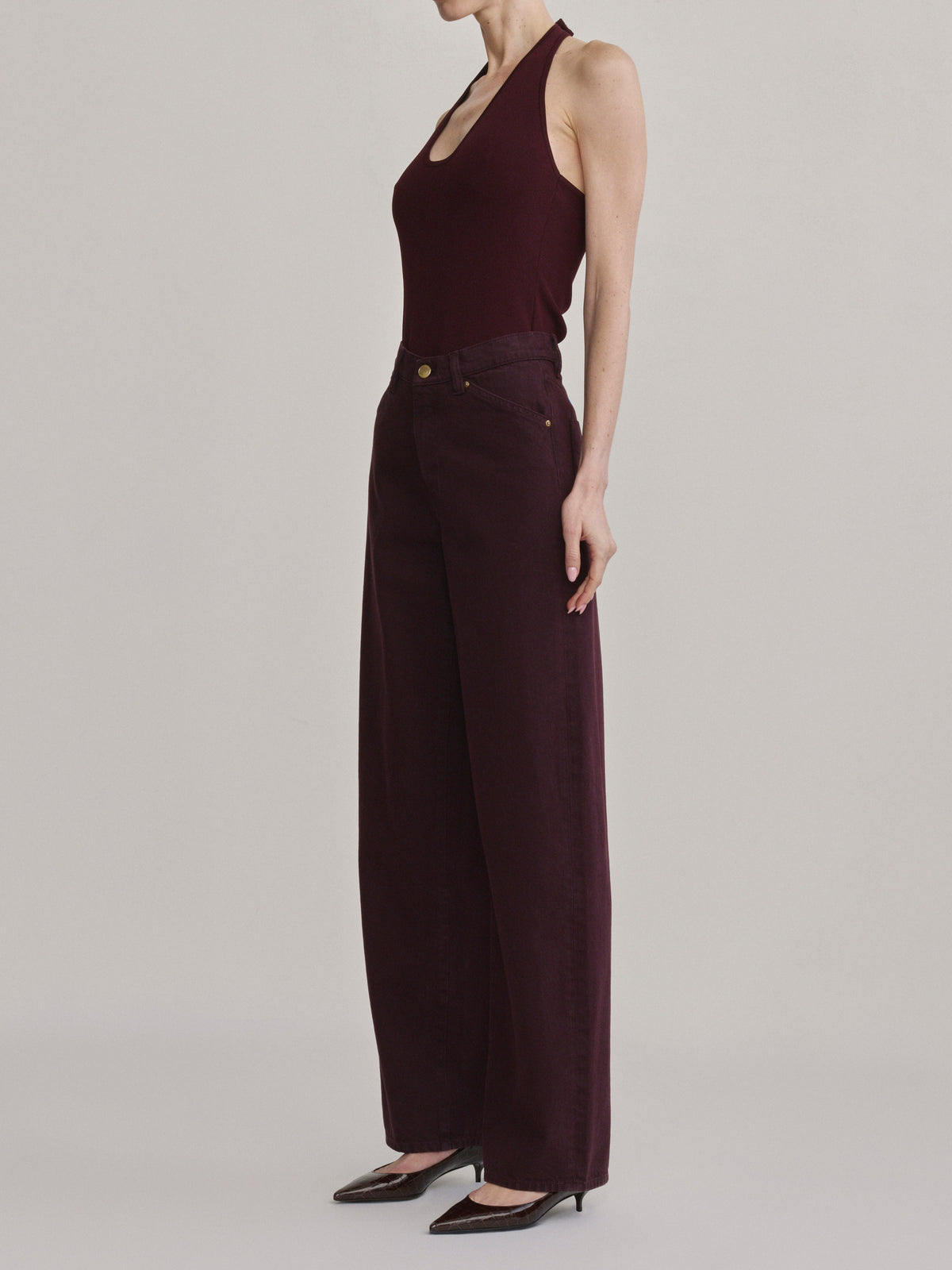 KAYLEN LOOSE STRAIGHT - MALBEC