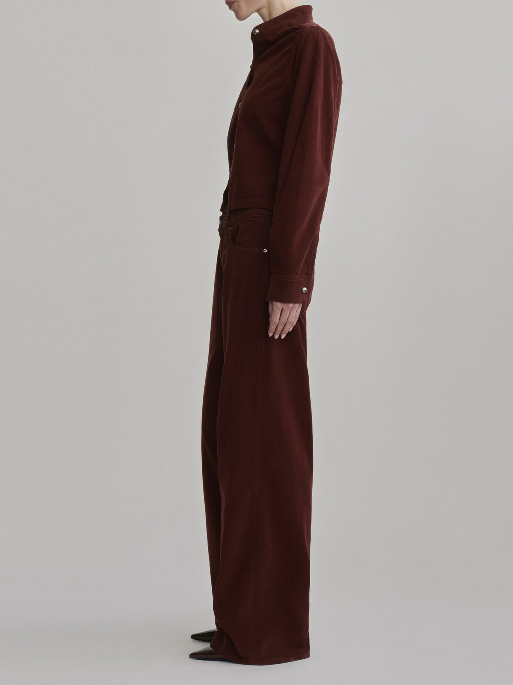 ALEX BAGGY WIDE LEG - SYRAH CORD