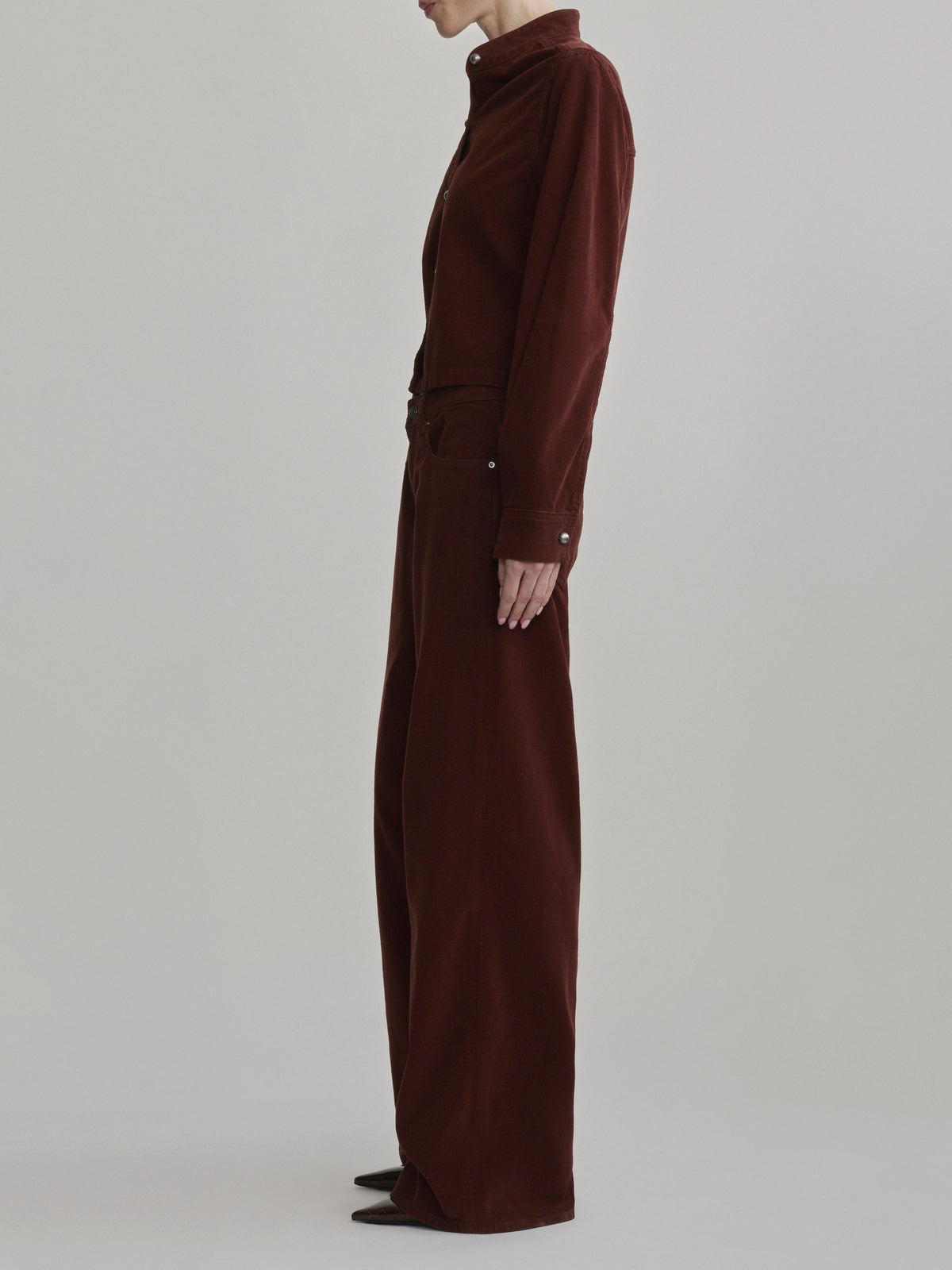 ALEX BAGGY WIDE LEG - SYRAH CORD