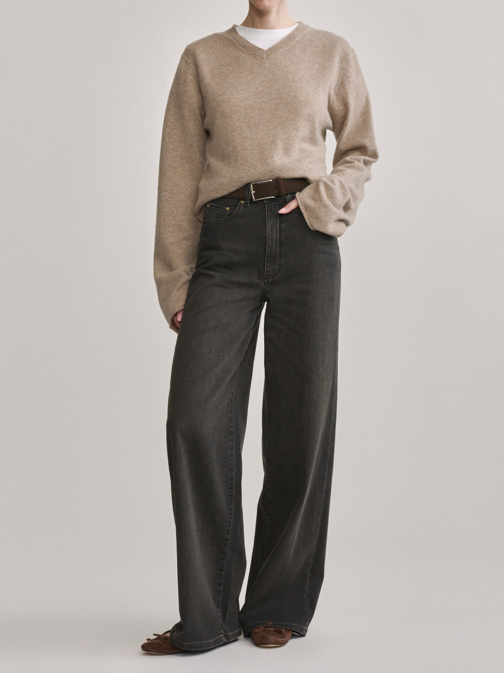 HEPBURN WIDE LEG - ROCK