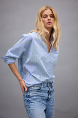 PENELOPE CHECK - BLUE