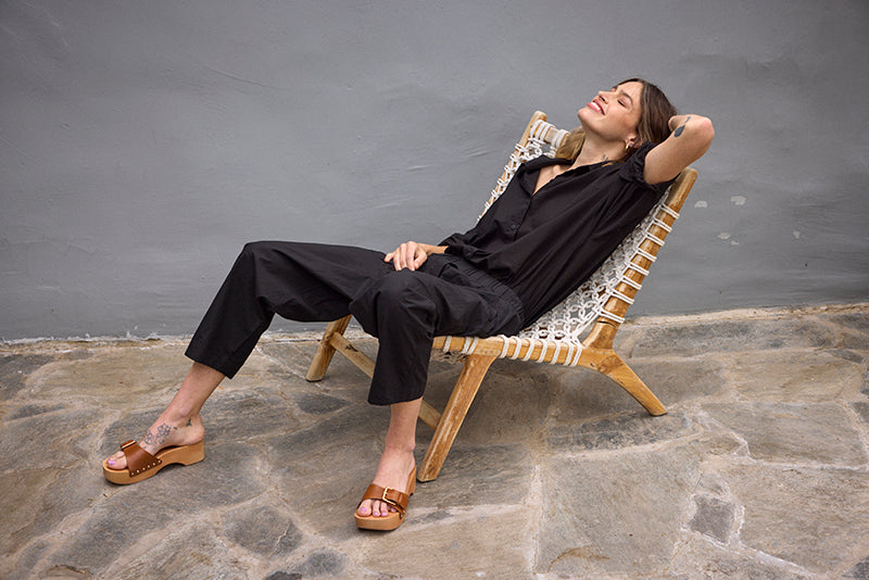 KAMRYN PARACHUTE - BLACK