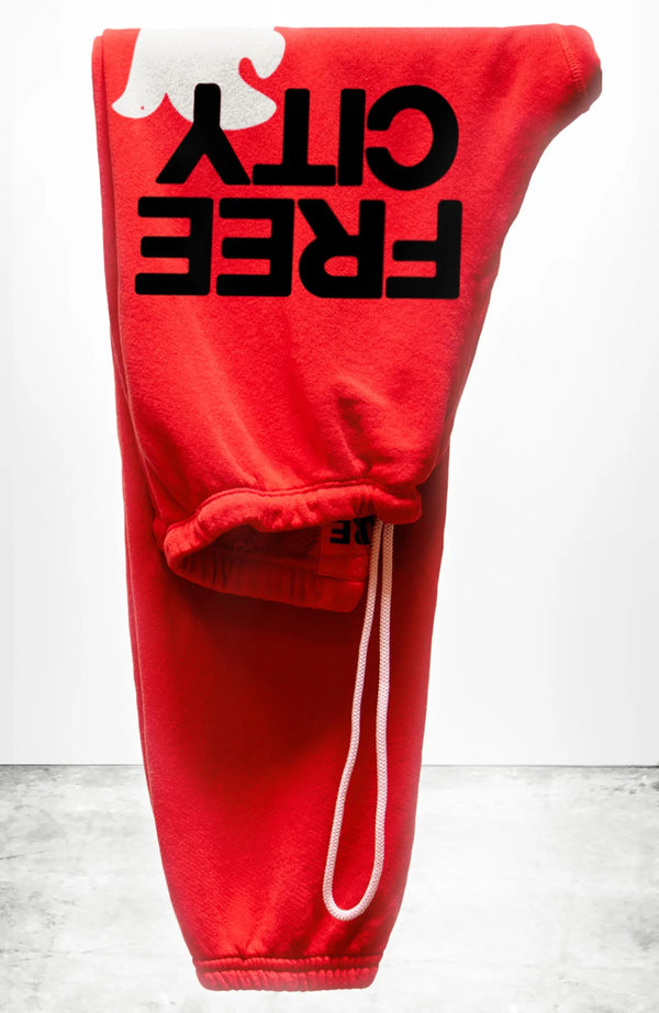 SUPERFLUFF LUX OG SWEATPANT - REDLIGHT