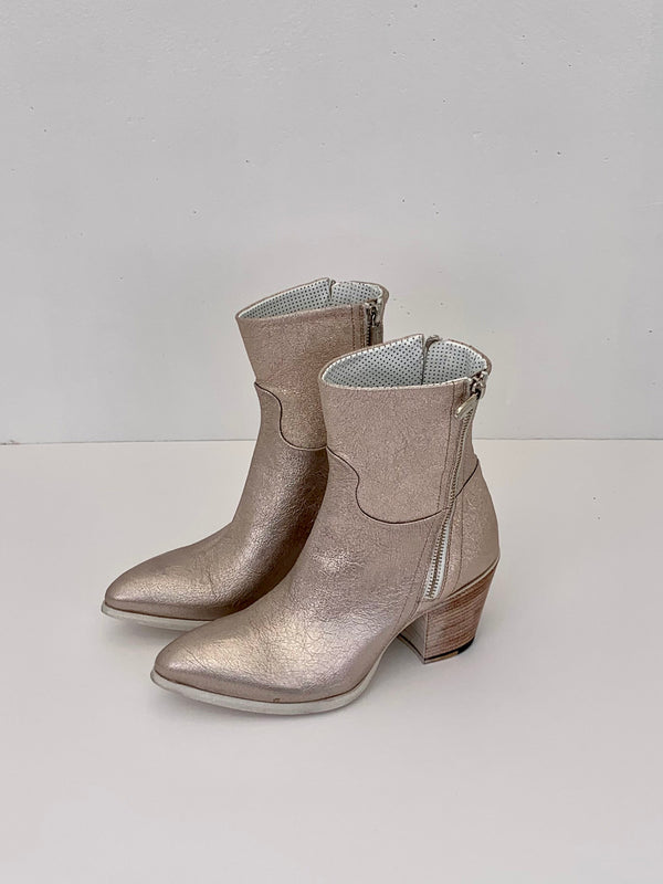 ZIPPER BOOT - BIANCO