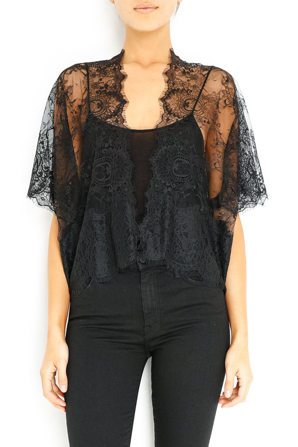 LACE  CARDIGAN