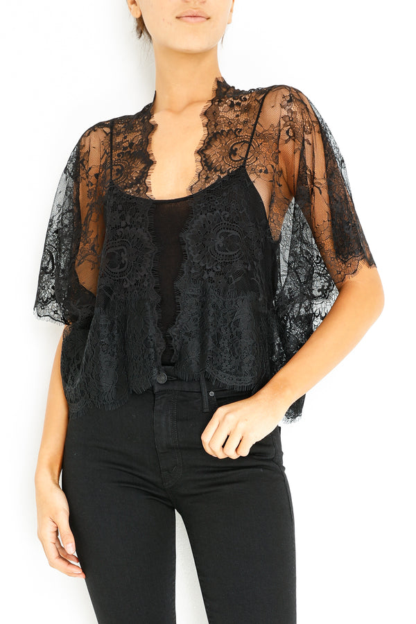 LACE  CARDIGAN