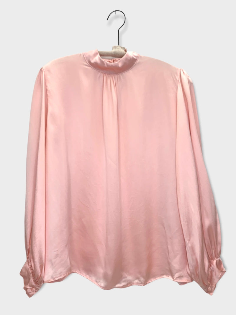 SILK LOLA TOP- PINK