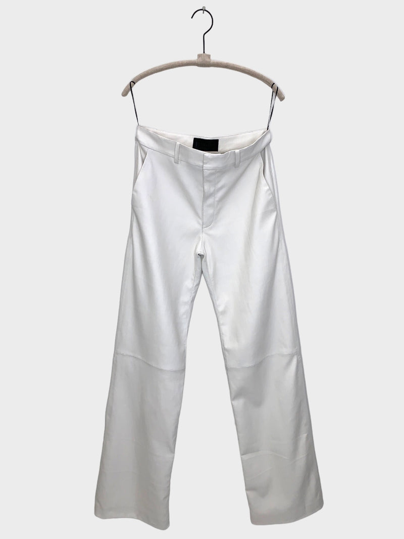 BAGGY LOWRISE TROUSERS - WHITE
