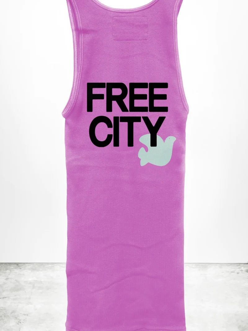 FREECITY RTU/1999 SUPERVINTAGE TANK - PINKLIPS