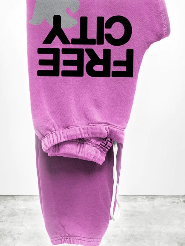 FREECITY LARGE SWEATPANT - PINKLIPS