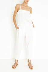 SILK ASHLEY PANT - WHITE