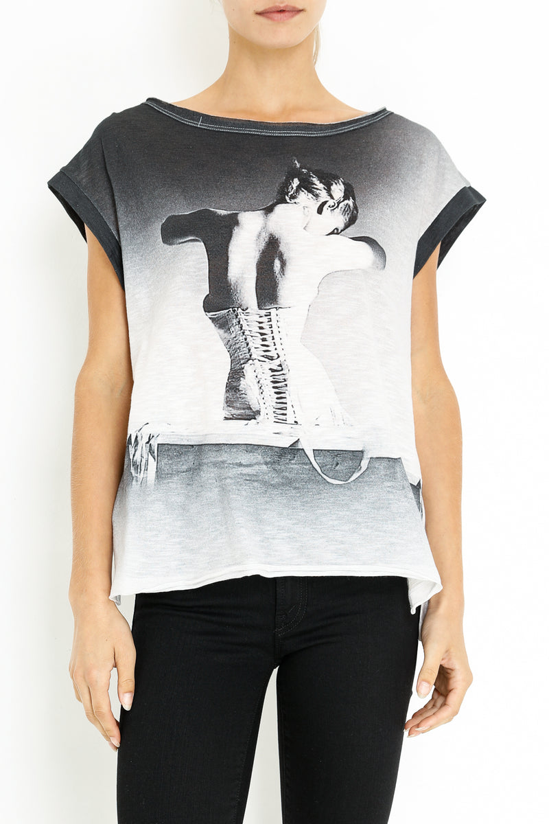 WIDE TSHIRT BOATNECK
