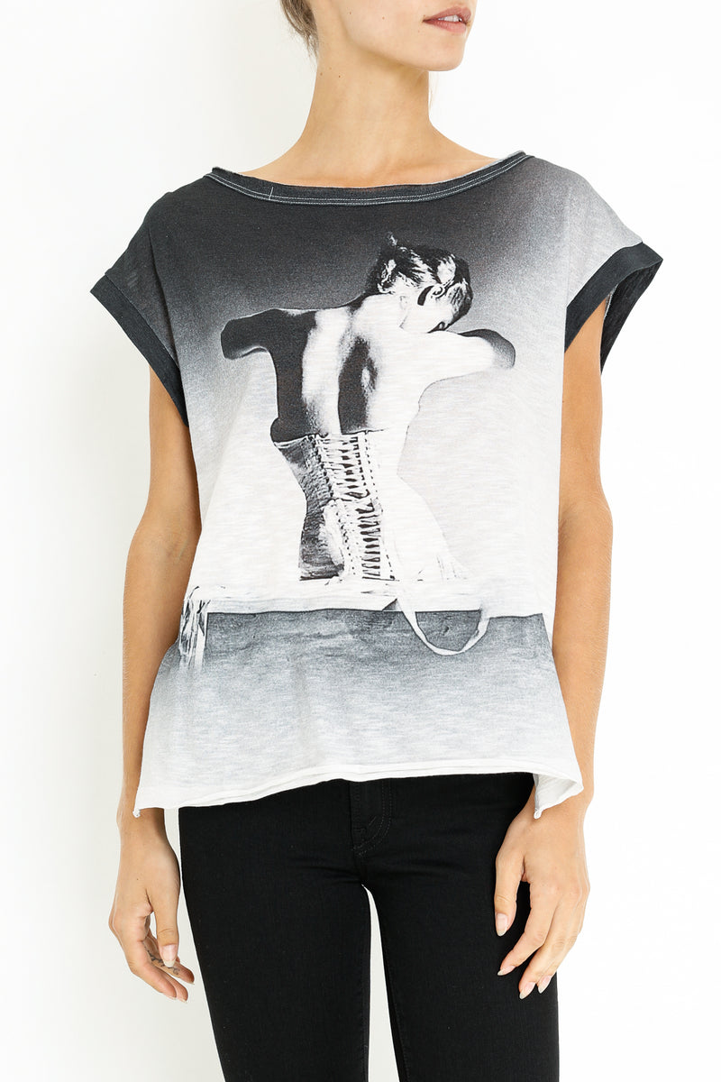 WIDE TSHIRT BOATNECK