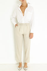 WOOL STRUCTURED JOGGING PANT